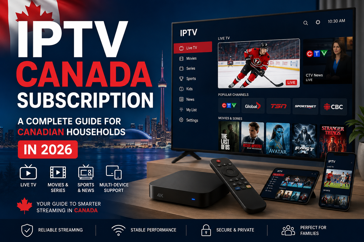 IPTV Canada Subscription